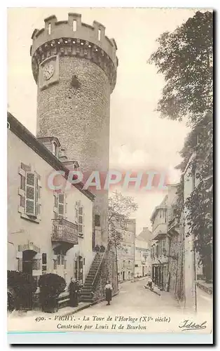 Cartes postales Vichy La Tour de l'Horloge