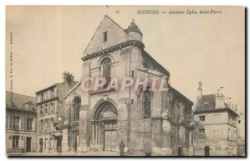 Cartes postales Soissons Ancienne Eglise Saint Pierre
