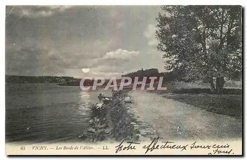 Cartes postales Vichy Les Bords de l'Allier