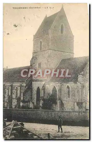 Ansichtskarte AK Tournebu Calvados l'Eglise