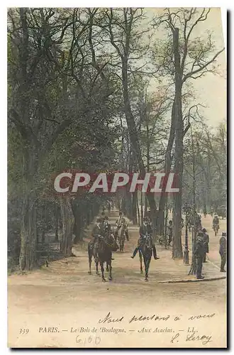 Ansichtskarte AK Paris Le Bois de Boulogne Aux Acacias Chevaux