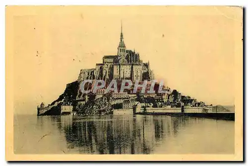 Cartes postales Abbaye du Mont Saint Michel Vue generale