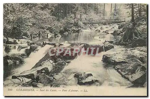 Ansichtskarte AK Gerardmer Saut des Cuves Pont d'Amour