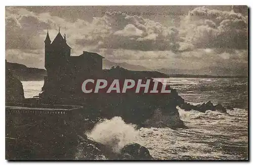 Cartes postales Biarritz Contre jour et la villa