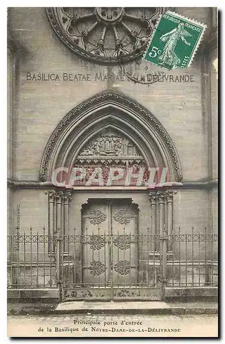 Ansichtskarte AK Principale porte d'entree de la Basilique de Notre Dame de la Delivrande