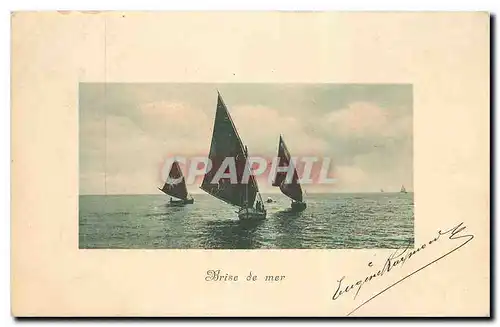 Cartes postales Brise de mer Bateaux