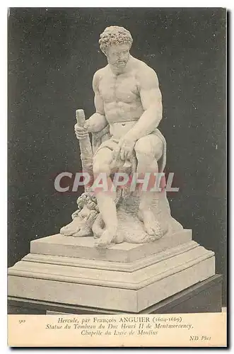 Cartes postales Hercule par Francois Anguier Statue de Tombeau du Duc Henri II de Montmorency Chapelle du Lycee