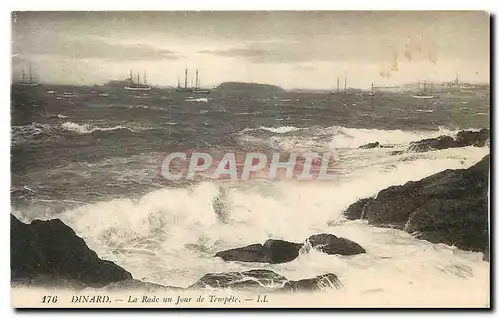 Cartes postales Dinard La Rade un Jour de Tempete