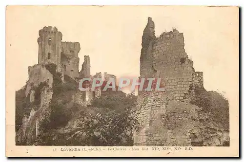 Cartes postales Lavardin L et Ch Le Chateau