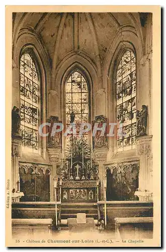 Cartes postales Chateau de Chaumont sur Loire L et C La Chapelle