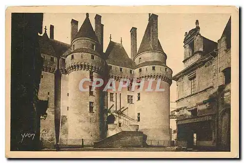 Cartes postales La Douce France Chateaux de la Loire Chateau de Langeais