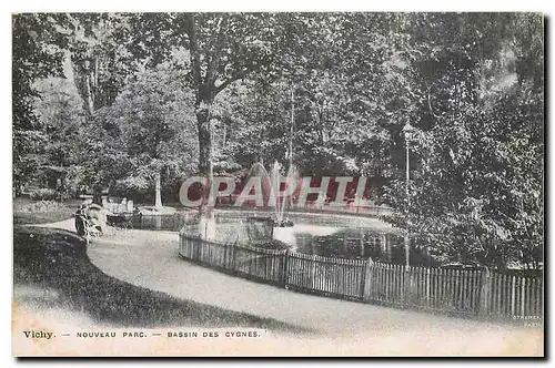 Cartes postales Vichy Nouveau Parc Bassin des Cygnes