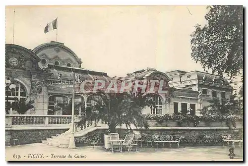 Cartes postales Vichy Terrasse du Casino