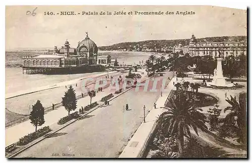 Cartes postales Nice Palais de la Jetee et Promenade des Anglais