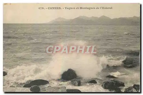 Ansichtskarte AK Cannes Vagues et Montagnes de l'Esterel