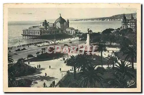 Cartes postales Nice Les Jardins Albert 1er et le Casino de la Jetee