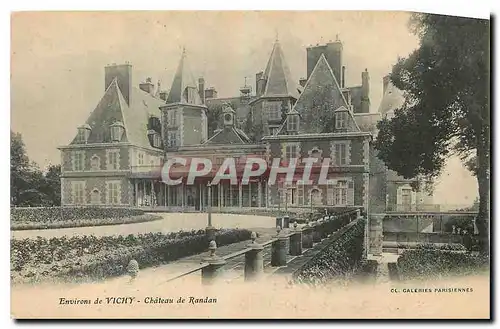 Cartes postales Environs de Vichy Chateau de Randan