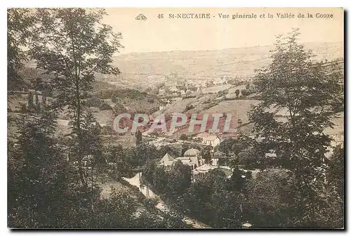 Cartes postales St Nectaire Vue generale et la Vallee de la Couze