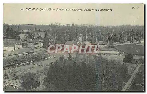 Cartes postales Paray le Monial Jardin de la Visitation Noisetier de l'Apparition