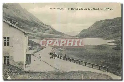 Cartes postales Col de Larche Le refuge et le Lac de la Madeleine