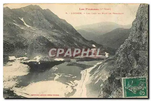 Cartes postales Les Pyrenees Luchon Les Lacs du Pont de Venasque