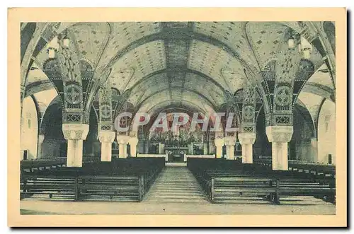 Cartes postales La Basilique de Lisieux La Crypte Vue generale