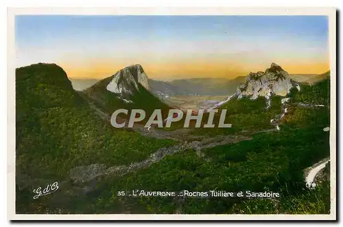 Cartes postales L'Auvergne Roches Tuiliere et Sanadoire