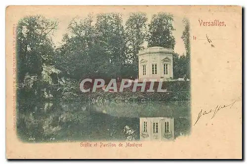 Cartes postales Versailles Grotte et Pavillon de Musique