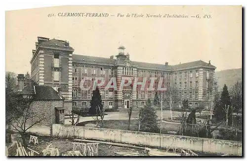 Ansichtskarte AK Clermont Ferrand Vue de l'Ecole Normale d'Institutrices