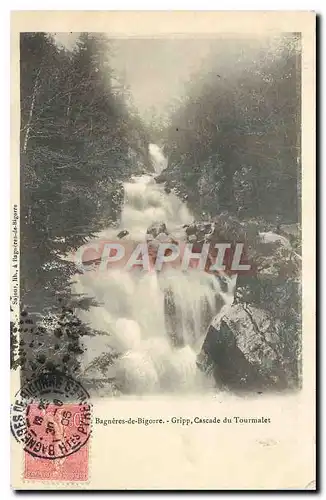 Ansichtskarte AK Bagneres de Bigorre Gripp Cascade du Tourmalet