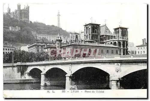 Cartes postales Lyon Pont de Tilsitt