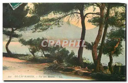 Cartes postales Le Cap Martin Vue vers Menton