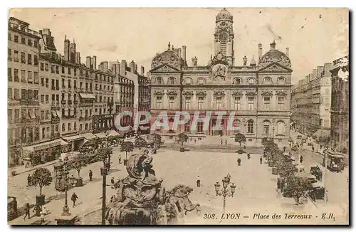 Cartes postales Lyon Place des Terreaux