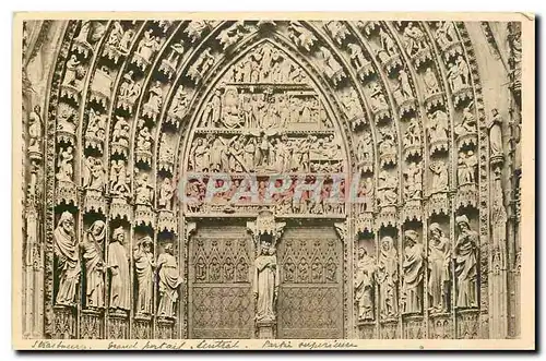 Cartes postales Strassburger Munster Obere partie des Hauptportals