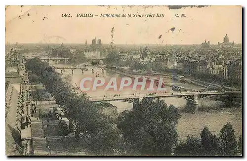 Ansichtskarte AK Paris Panorama de la Seine cote Est