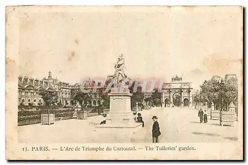 Cartes postales Paris L'Arc de Triomphe du Carrousel