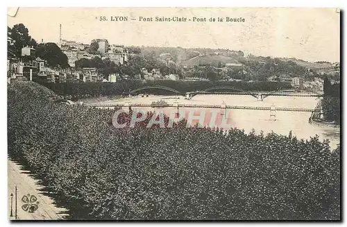 Cartes postales Lyon Pont Saint Clair Pont de la Boucle