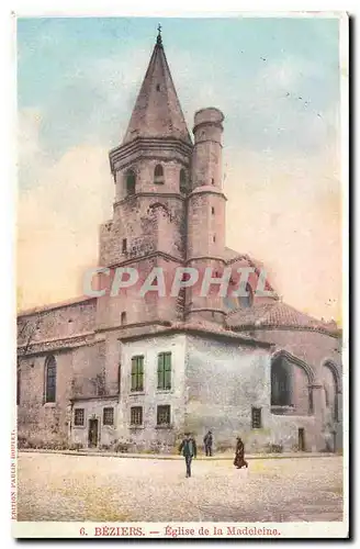 Cartes postales Beziers Eglise de la Madeleine