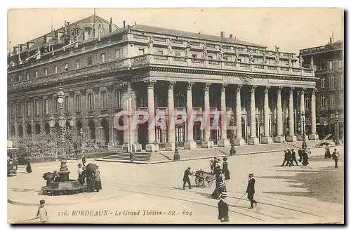 Cartes postales Bordeaux Le Grand Theatre