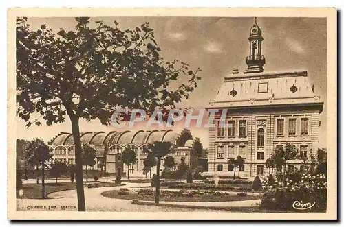 Ansichtskarte AK Villefranche sur saone Rhone Nouvelle Mairie et le Marche couvert