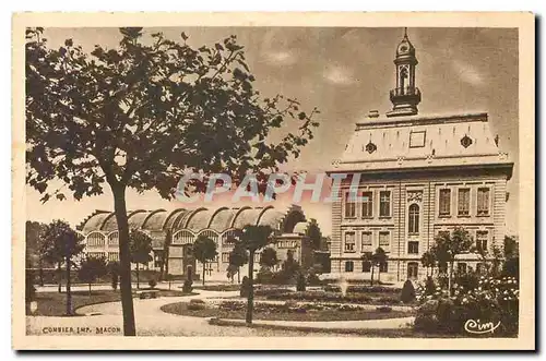 Cartes postales Villefranche sur saone Rhone Nouvelle Mairie et le Marche couvert