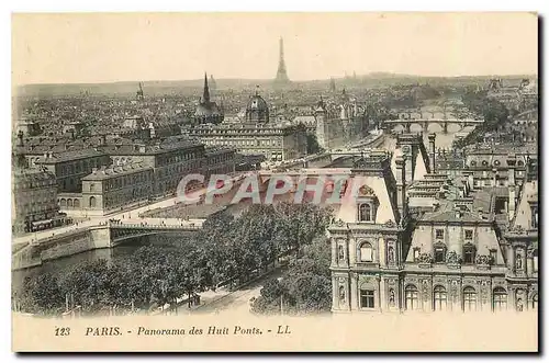 Ansichtskarte AK Paris Panorama des Huit Ponts