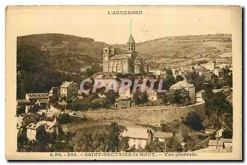 Ansichtskarte AK L'Auvergne Saint Nectaire le Haut Vue generale