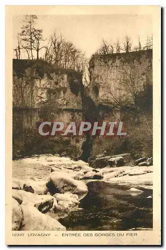 Cartes postales Lovagny Entree des Gorges du Fier