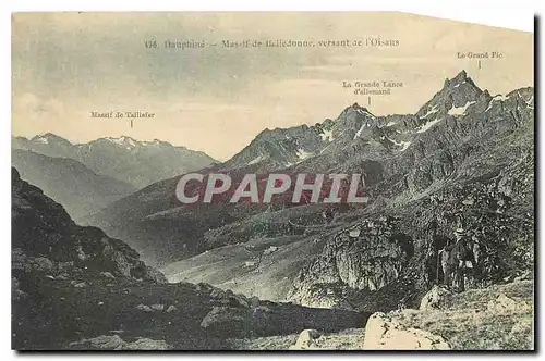 Cartes postales Dauphine Massif de Belledonne versant de l'Oisans