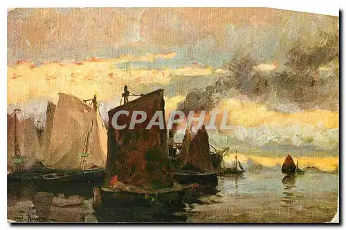 Cartes postales Bateaux de peche
