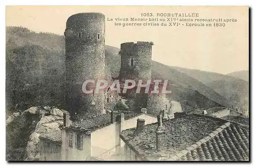 Cartes postales Rochetaillee le vieux Manoir bati au XIV siecle