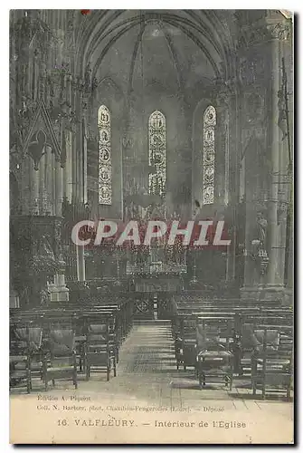 Cartes postales Valfleury Interieur de l'Eglise