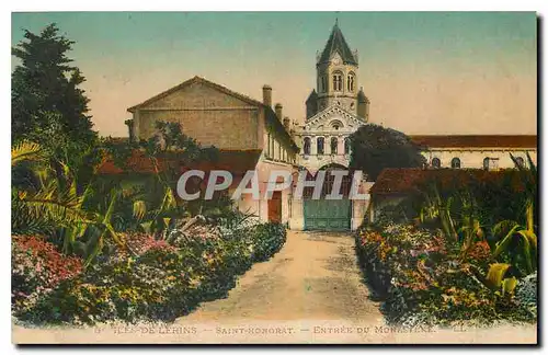 Cartes postales Iles de Lerins Saint Honorat Entree du Monastere