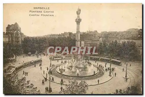 Cartes postales Marseille Fontaine Cantini